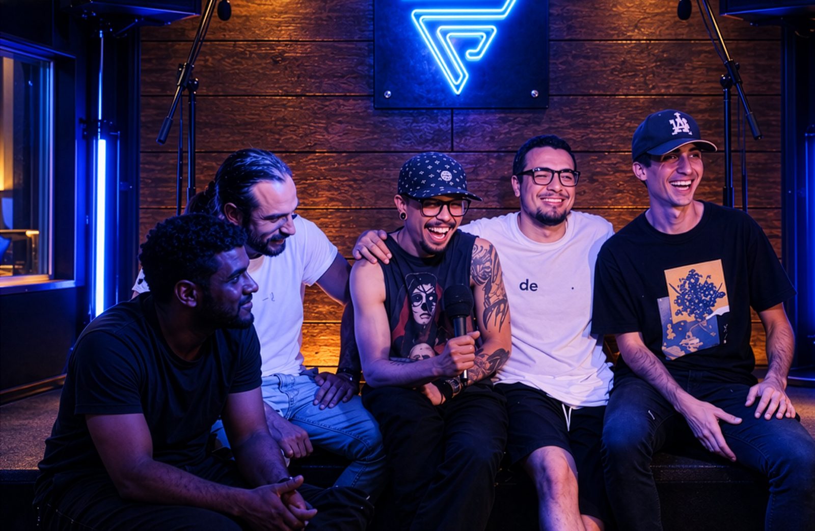 Faria's Session episódio 3 — Bear Me Again: banda reunida sob a placa neon